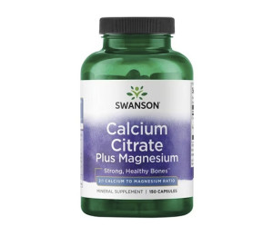 Swanson Calcium Citrate Plus Magnesium 150caps