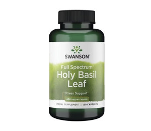 Swanson Full Spectrum Holy Basil Leaf 400mg 120caps