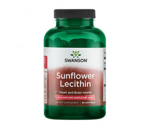 Swanson Sunflower Lecithin 1200mg 90 softgels