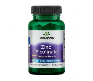 Swanson Zinc Picolinate 22mg 60caps