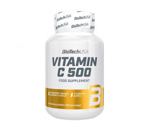 BioTech USA VITAMIN C 500, 120tabs (chewable)