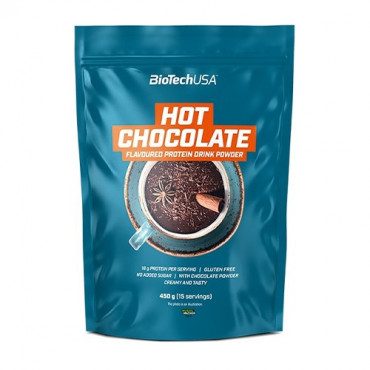 BioTech USA Hot Chocolate Protein Drink Powder 450g