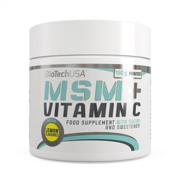 Biotech USA MSM + Vitamin C, 150g