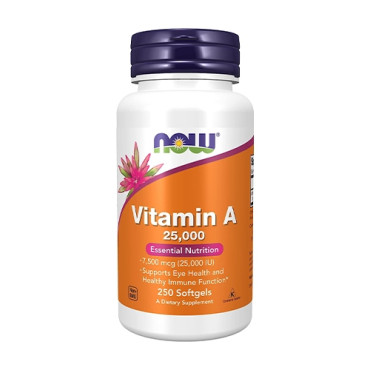 Now Foods Vitamin A 25,000 IU 100softgels