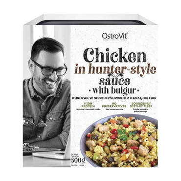 OstroVit Chicken Dish in Hunter-Style Sauce with Bulgur 300g