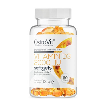 OstroVit Vitamin D3 2000IU 60softgels