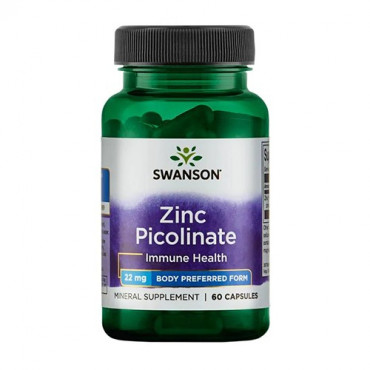 Swanson Zinc Picolinate 22mg 60caps