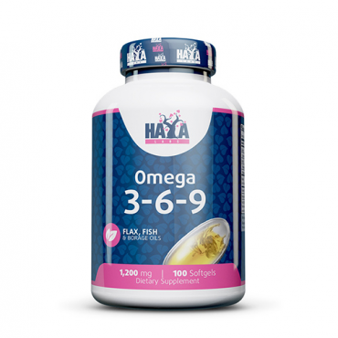Haya Labs Omega 3-6-9 100 softgels