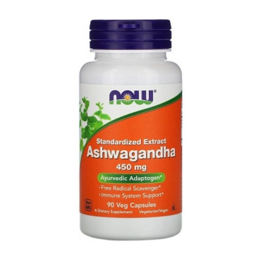 Now Foods Standartized Extract Ashwagandha 450mg 90vcaps